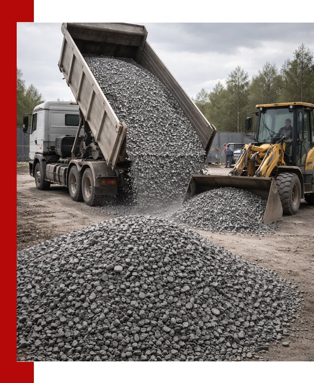 Доставка и продажа щебня гранитного в Самаре