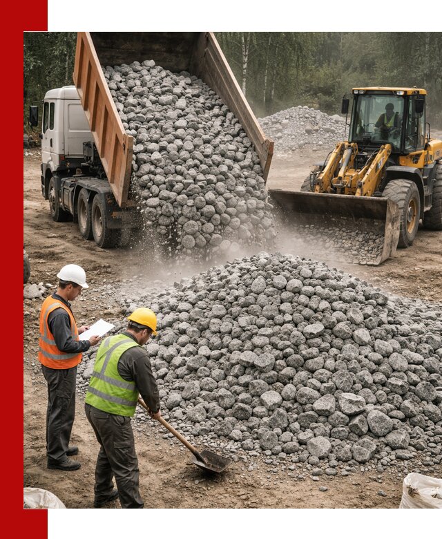 Гранитный щебень фракция 70-150 доставка в Самаре