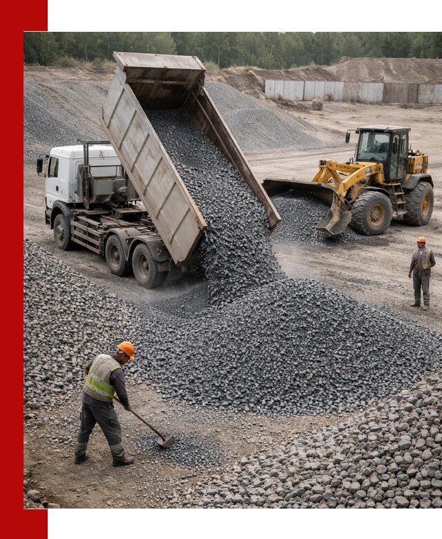 Щебень габбро-диабаз фр. 5-20 с доставкой в Самаре