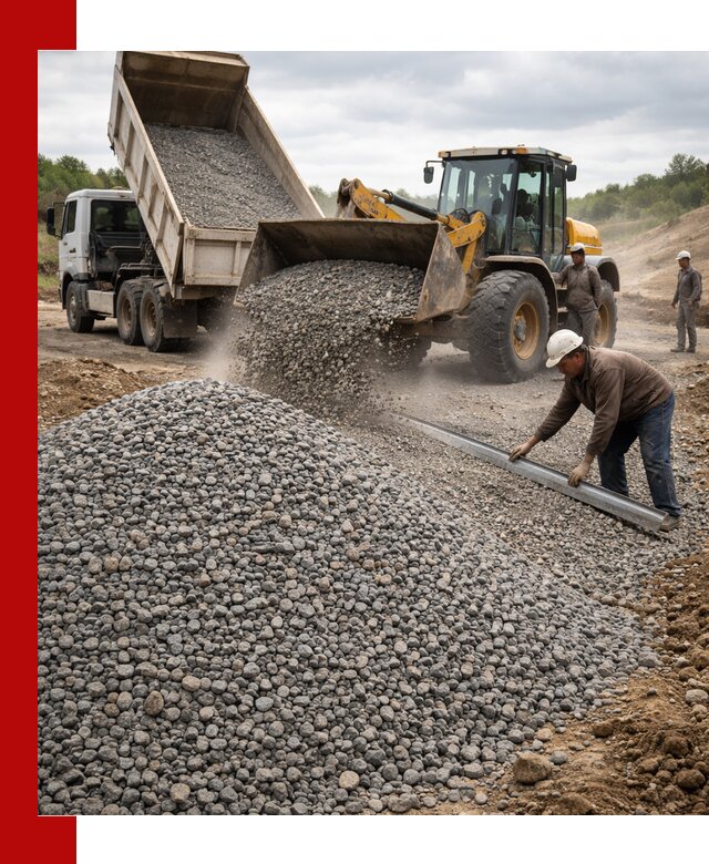 Гравийный щебень фракция 5-20 с доставкой в Самаре