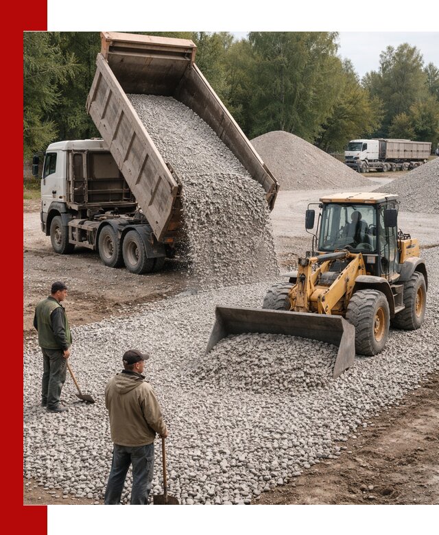 Купить гравийный щебень фракция 20-40 в Самаре с доставкой