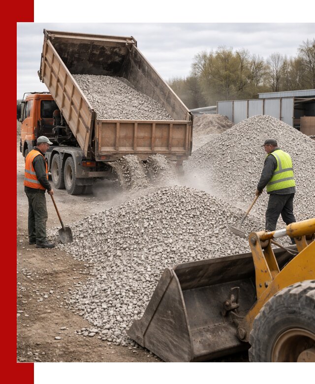 Доломитовый щебень фракции 5-20 с доставкой в Самаре