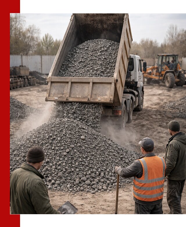 Доставка шлакового щебня в удобные сроки по выгодной цене в Самаре