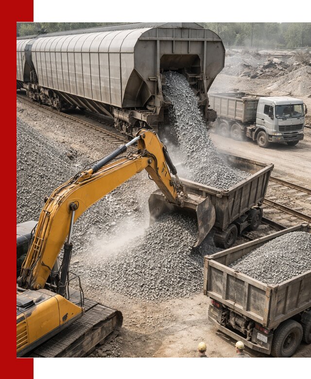 Доставка железнодорожного щебня в Самаре крупными партиями быстрого отгруза