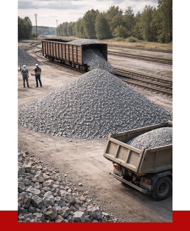 Железнодорожный щебень 20-60 в Самаре от 1718 р. | ПРОНЕРУДСмр