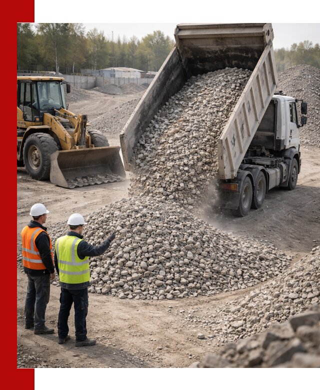 Вторичный щебень фракция 40–70 доставка в Самаре