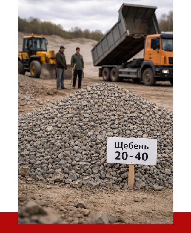 Бетонный щебень фракция 20-40 в Самаре от 2476 р. | ПРОНЕРУДСмр