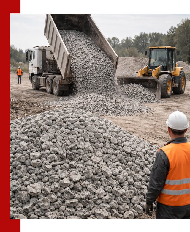 Доставка бетонного щебня фракции 20-40 в Самаре