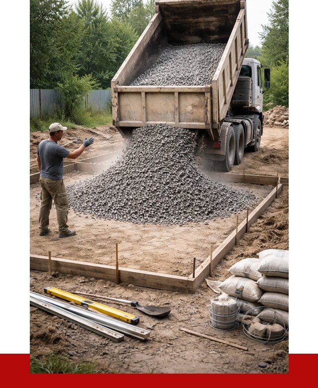 Купить щебень для фундамента в Самаре от 4548 р. | ПРОНЕРУДСмр