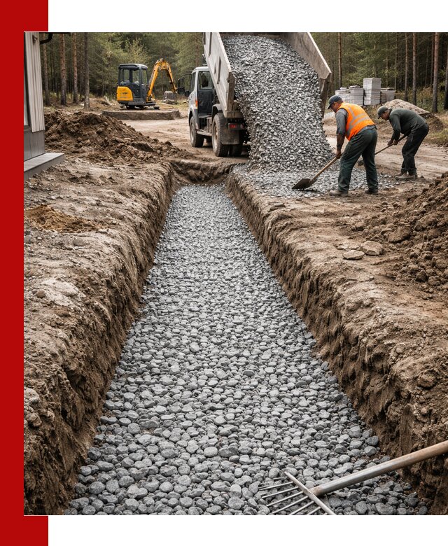 Щебень для дренажа с доставкой в Самаре высокого качества