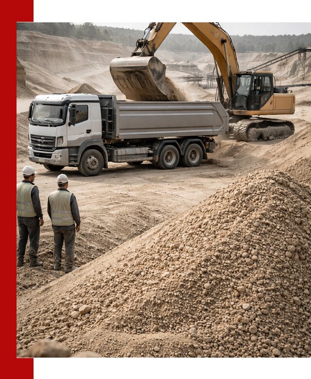 Карьерный крупнозернистый песок с доставкой в Самаре