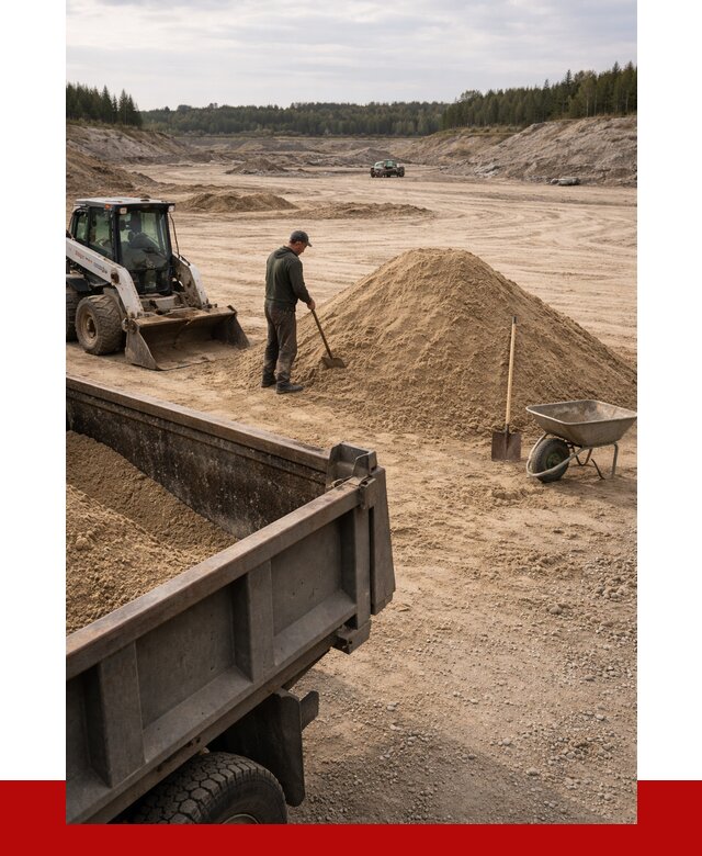 Карьерный песок среднезернистый в Самаре, от 2223 р. ПРОНЕРУДСмр