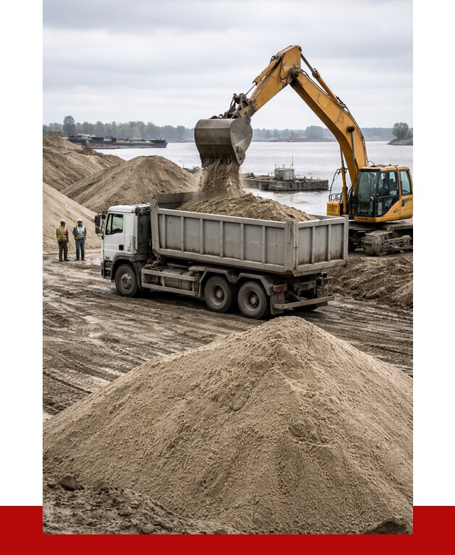 Купить речной песок навалом в Самаре от 1819 р., ПРОНЕРУДСмр