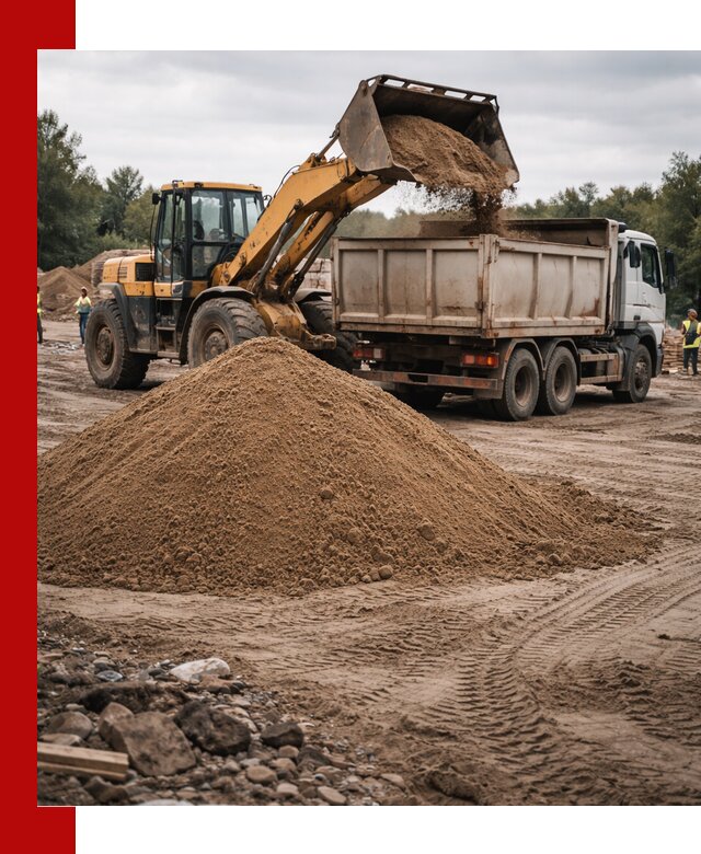 Доставка речного песка навалом в Самаре быстро и выгодно