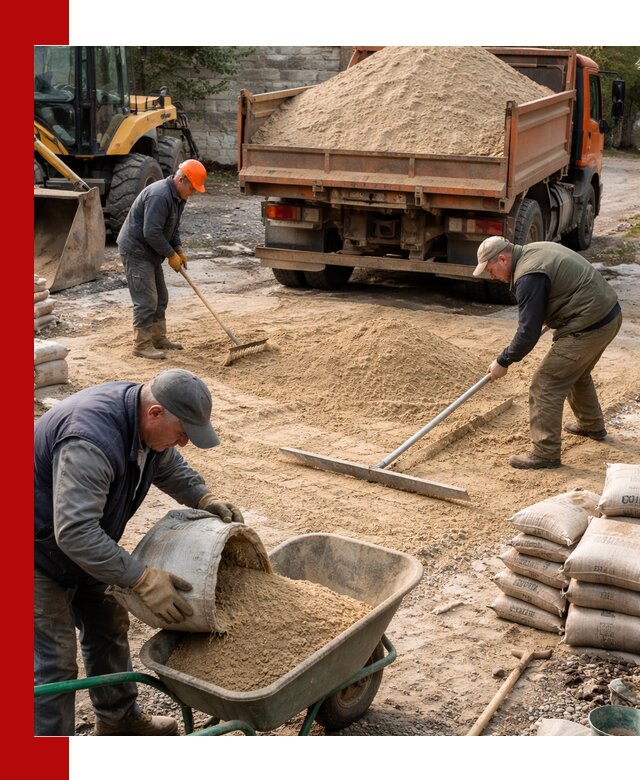 Поставка песка для стяжки в Самаре с быстрой доставкой