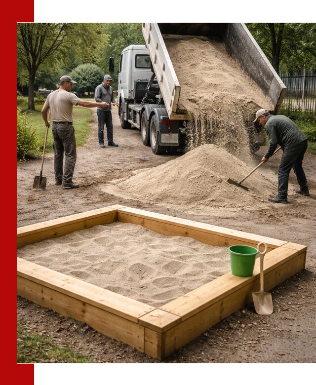 Песок для песочницы с доставкой в Самаре недорого и чистый