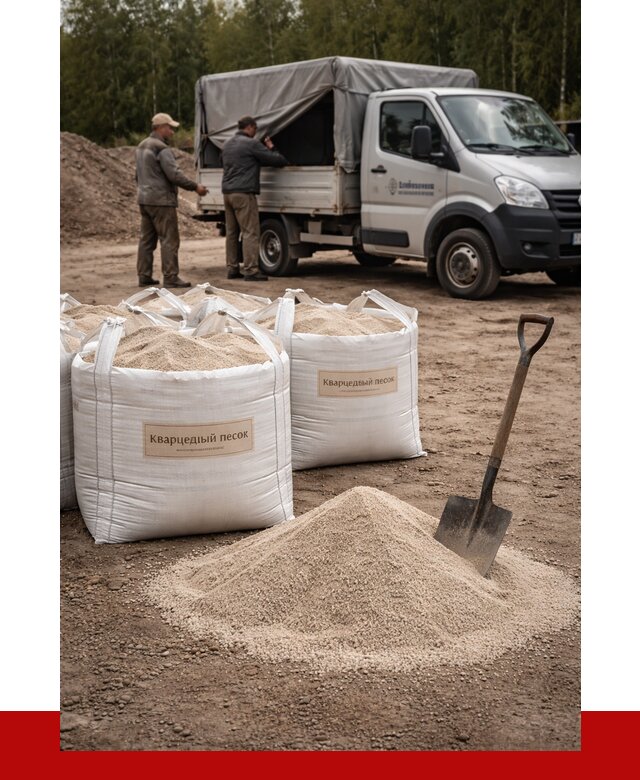 Кварцевый песок для пескоструя в Самаре от 4548 р. | ПРОНЕРУДСмр