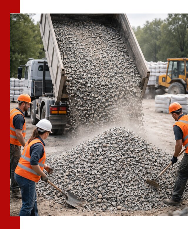 Доставка гравия и камня в Самаре оптом и в розницу