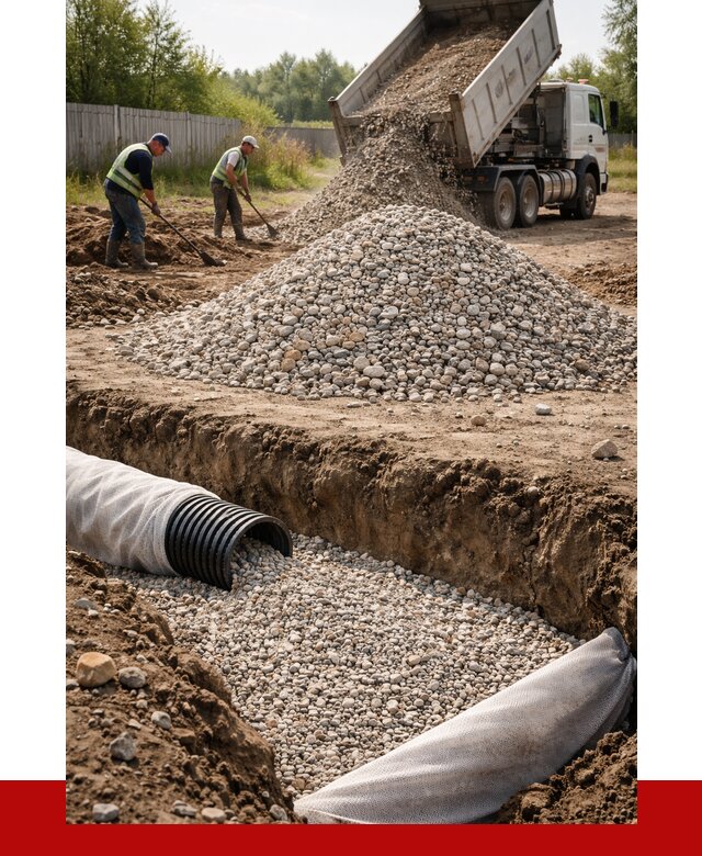 Гравий для дренажа в Самаре от 2223 р., доставка ПРОНЕРУДСмр