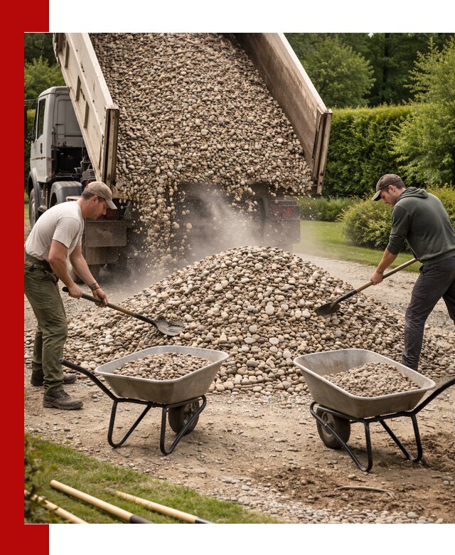 Доставка и продажа декоративной гальки в Самаре