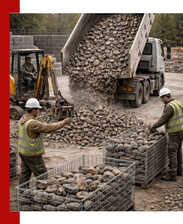 Камень для габионов фракция 100–201 в Самаре