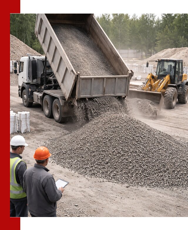 Доставка и продажа гранитного отсева 0-10 в Самаре