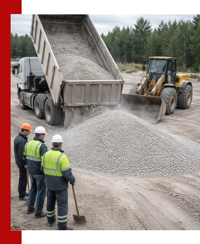 Известняковый отсев 0-5 доставка в Самаре быстро и выгодно