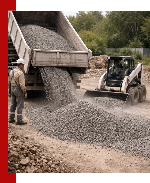 Доставка гравийного отсева 0-5 в Самаре оптом и в розницу