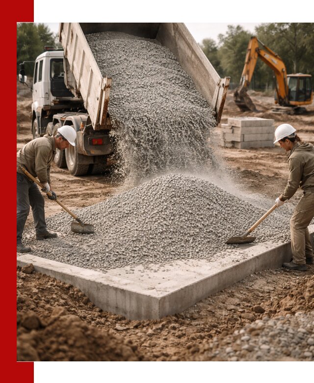 Доставка и продажа отсева для бетона в Самаре