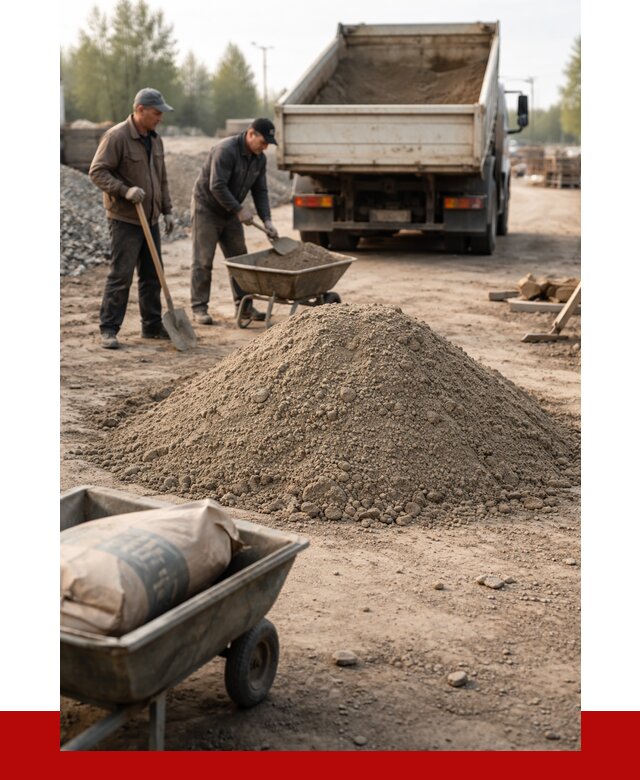 Цементно-песчаная смесь М150 в Самаре от 4750 р. | ПРОНЕРУДСмр