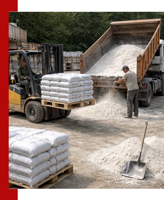 Доставка строительной извести оптом и в розницу в Самаре