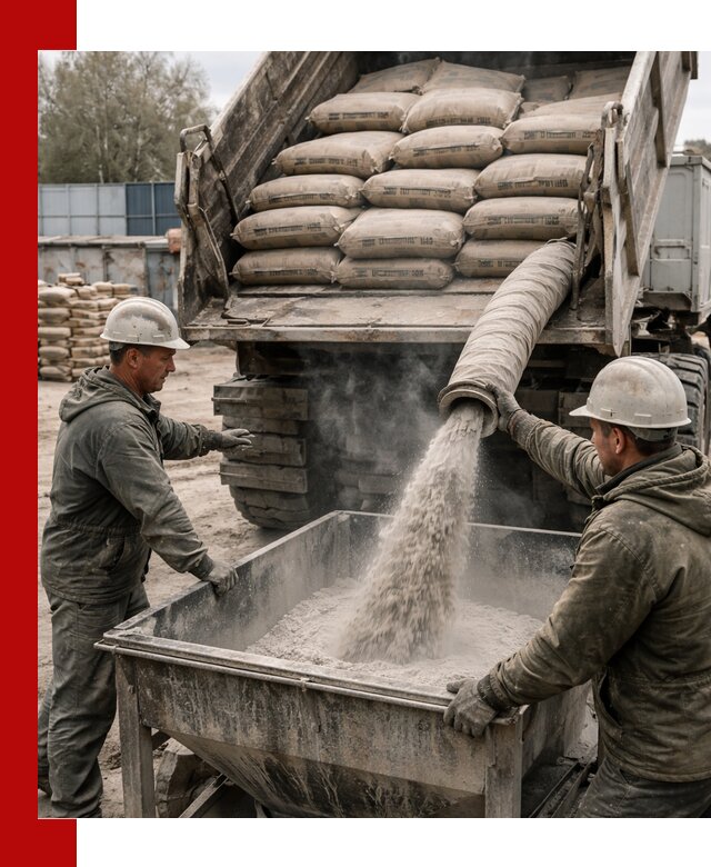 Доставка цемента М400 в Самаре оптом и в розницу