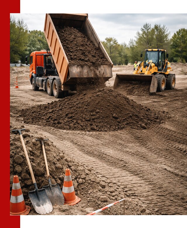 Поставка и доставка планировочного грунта в Самаре
