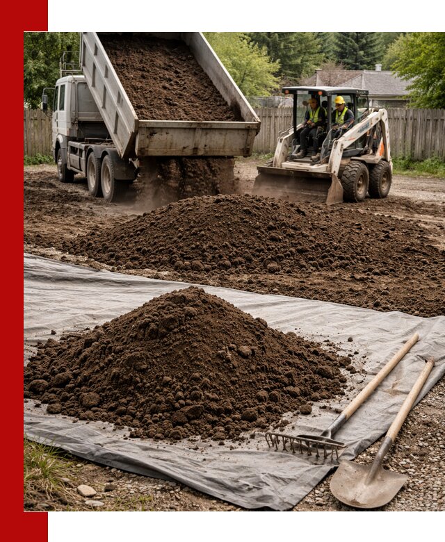 Грунт для отсыпки участка с доставкой в Самаре