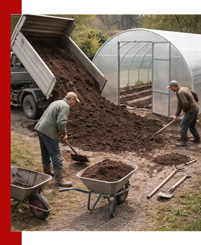 Грунт для теплицы с доставкой в Самаре — плодородный субстрат под растения