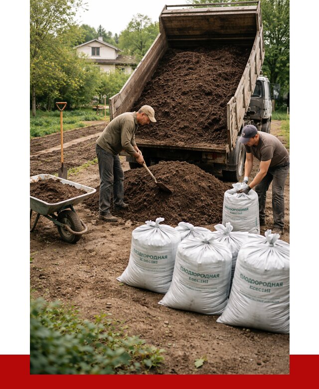 Плодородная смесь в Самаре от 4245 р./куб с доставкой | ПРОНЕРУДСмр