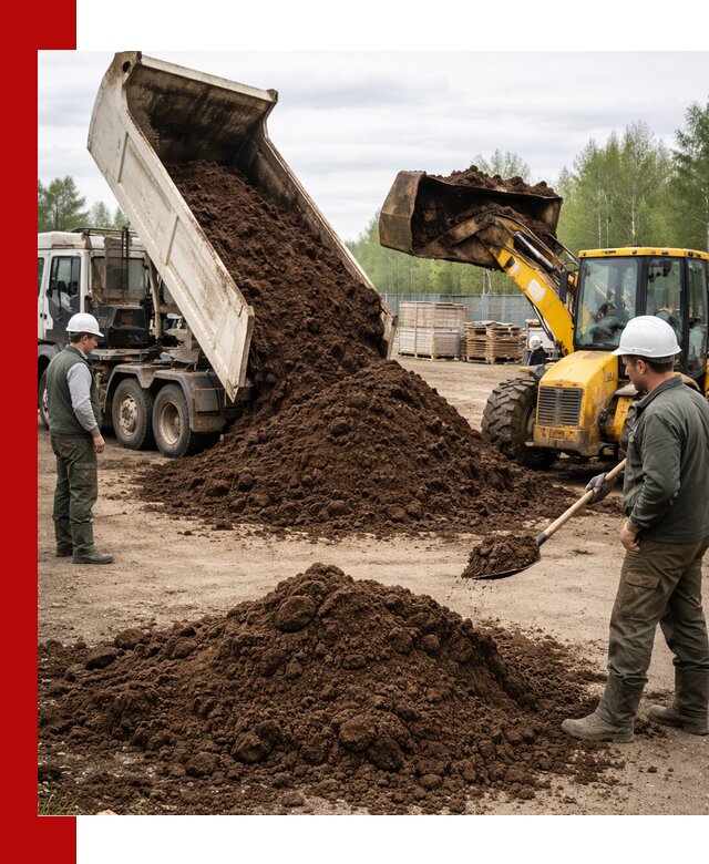 Доставка торфа оптом и в мешках в Самаре