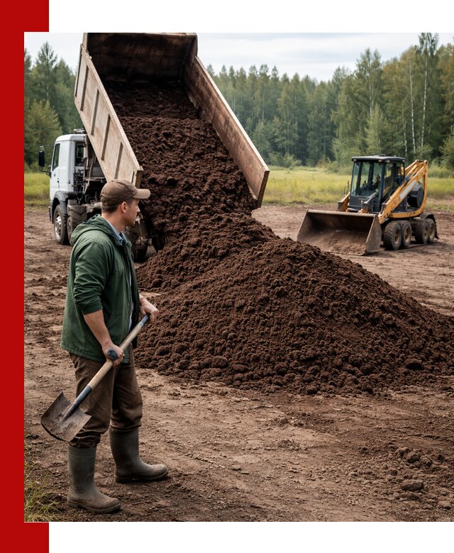 Купить верховой торф с доставкой в Самаре для садоводства и растений