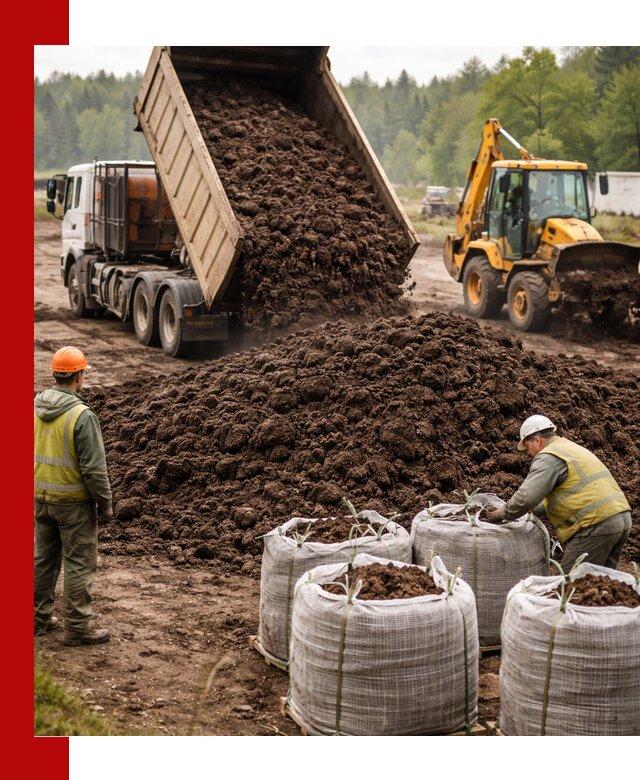 Доставка нейтрального торфа в Самаре оптом и в розницу