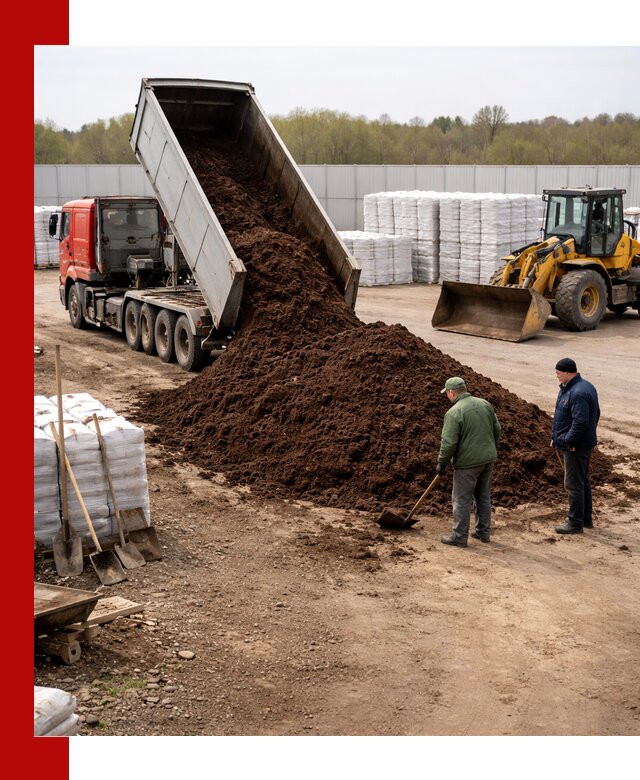 Доставка торфяных смесей оптом и в розницу в Самаре
