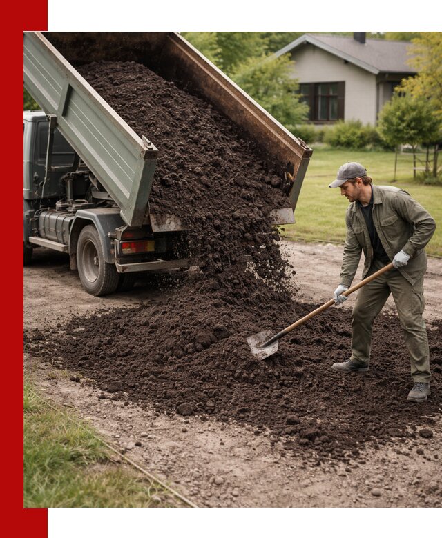 Чернозем для газона с доставкой в Самаре быстро и качественно