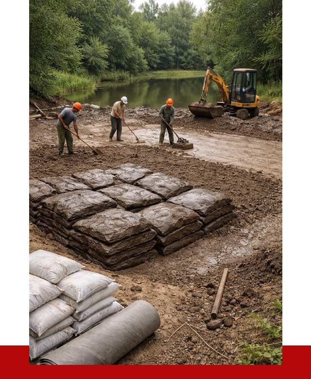 Купить глину для пруда в Самаре от 4548 р. с доставкой | ПРОНЕРУДСмр