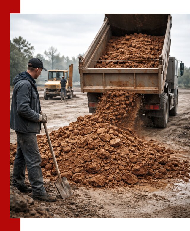 Глина для засыпки в Самаре с доставкой самосвалами