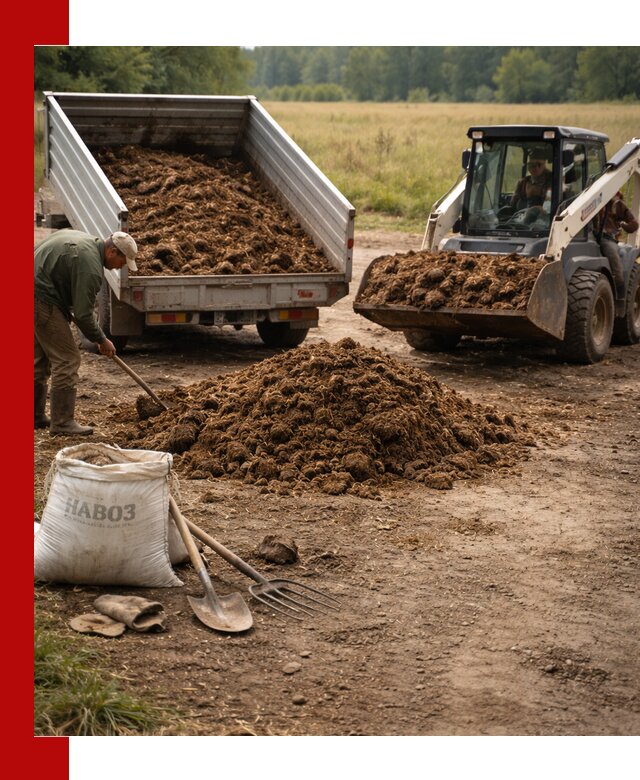 Доставка конского навоза в Самаре с разгрузкой и доставкой на объект