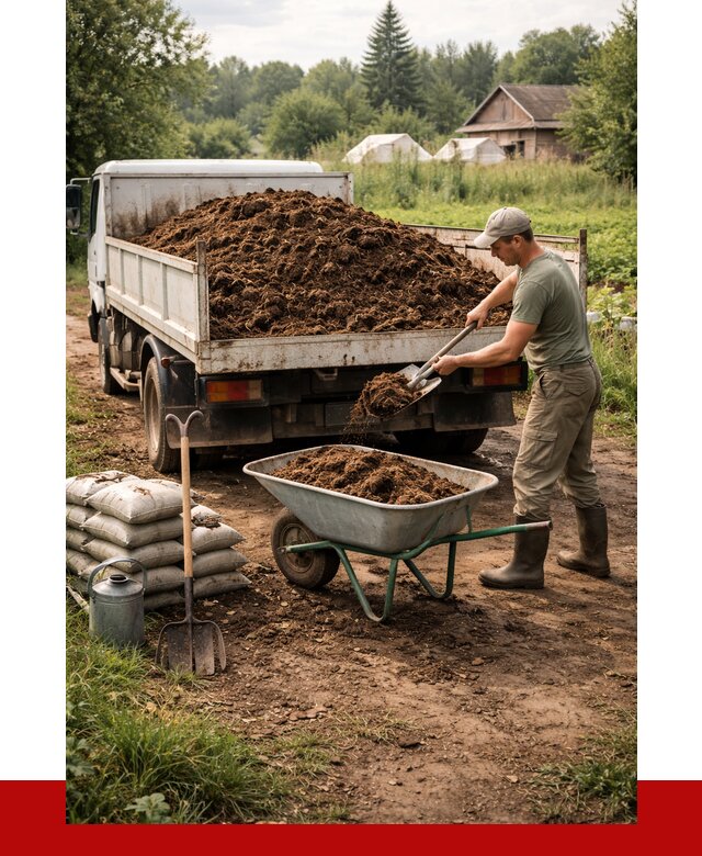 Купить коровий навоз с доставкой в Самаре от 1819 р. | ПРОНЕРУДСмр