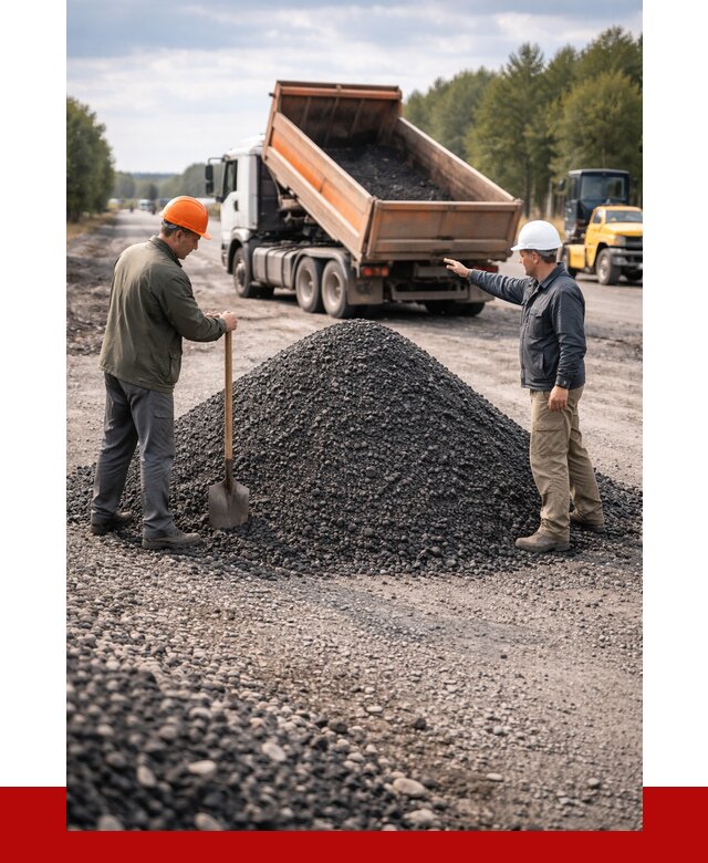 Купить асфальтовую крошку для дорог в Самаре от 4245 р. | ПРОНЕРУДСмр