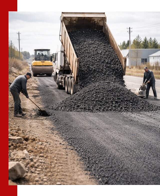 Асфальтовая крошка для дорог в Самаре — поставка и доставка
