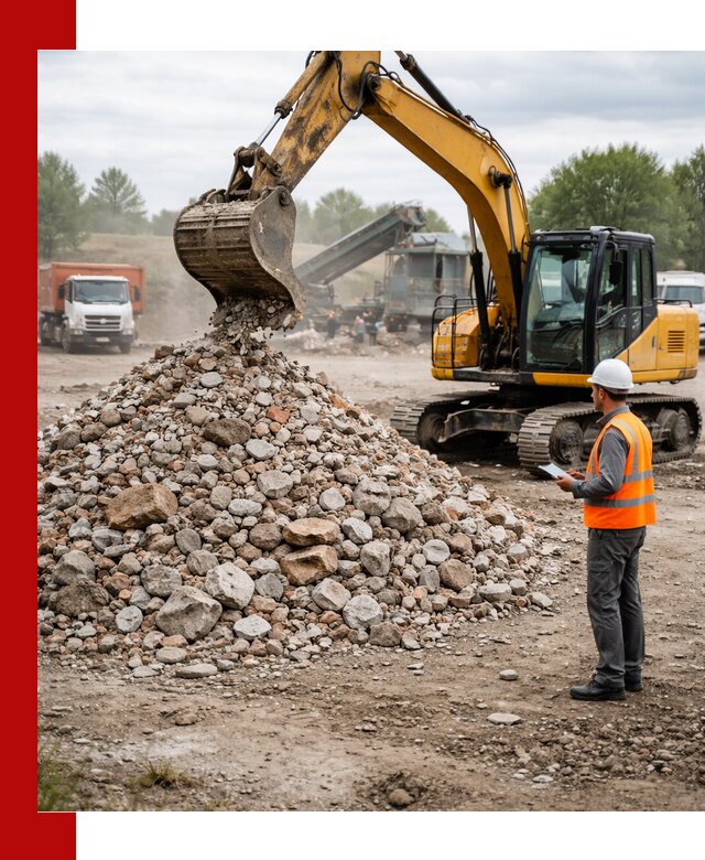 Доставка и вывоз строительного боя в Самаре