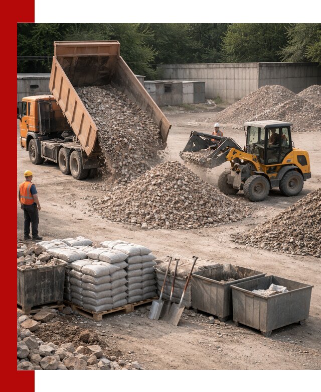 Вторичные материалы для отсыпки в Самаре — поставка и доставка