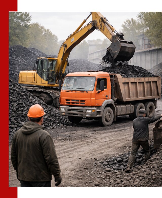 Доставка угля автотранспортом в Самаре быстро и выгодно